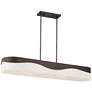 2_Sway 48" Wide Dark Bronze 6-Light Island Pendant