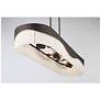 5_Sway 48" Wide Dark Bronze 6-Light Island Pendant more views