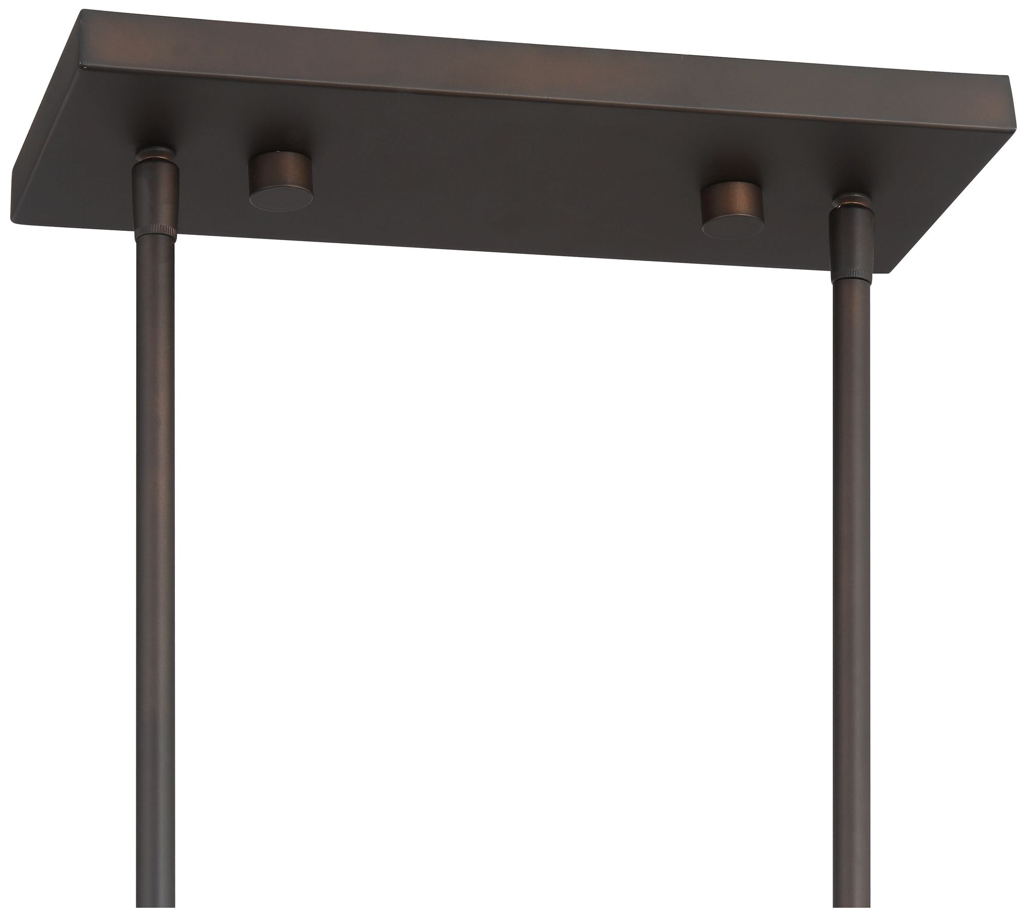 Image 6 Sway 48" Wide Dark Bronze 6-Light Island Pendant more views