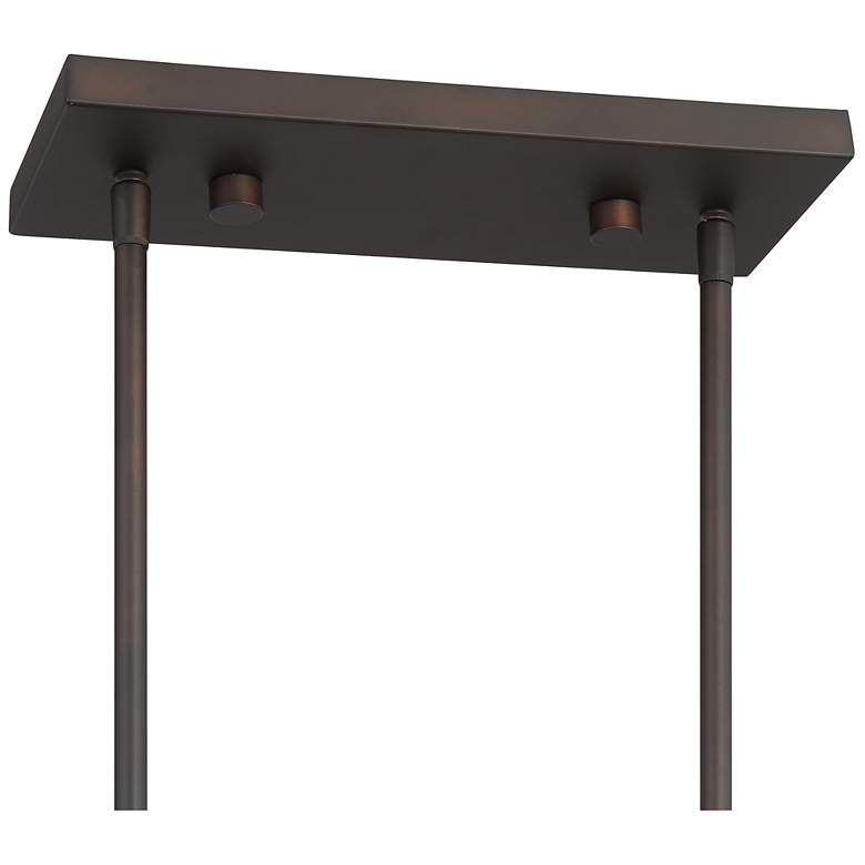 Image 6 Sway 48" Wide Dark Bronze 6-Light Island Pendant more views