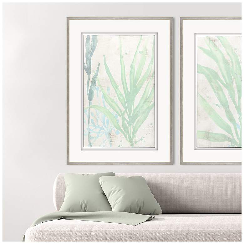 Image 4 Swaying Seagrass III 33"W x 46"H Framed Art more views