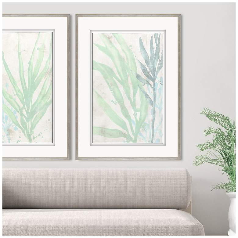 Image 4 Swaying Seagrass IV 33"W x 46"H Framed Art more views