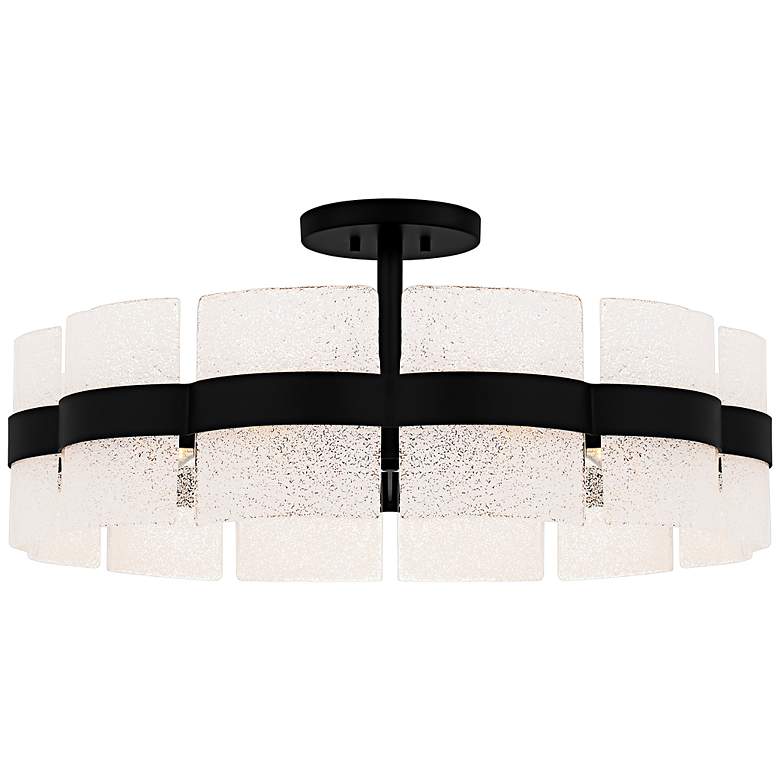 Image 1 Sweeney 6-Light Matte Black Semi-Flush Mount