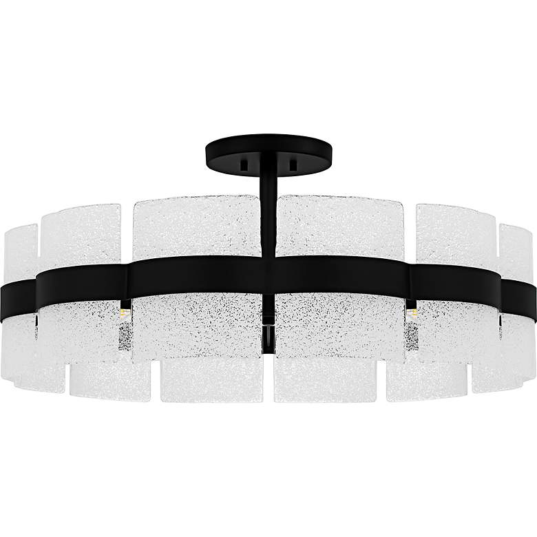 Image 2 Sweeney 6-Light Matte Black Semi-Flush Mount more views