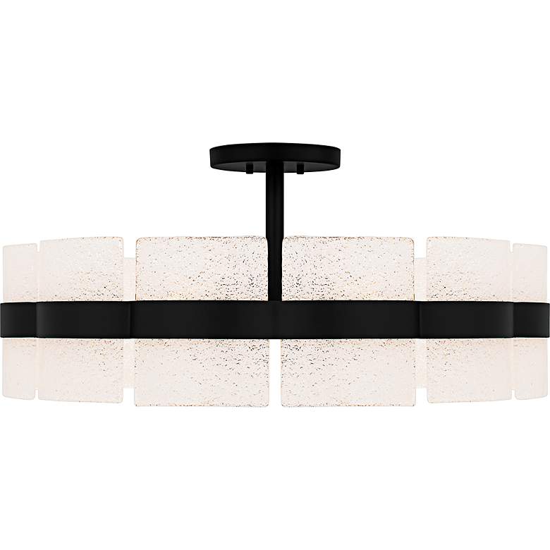 Image 3 Sweeney 6-Light Matte Black Semi-Flush Mount more views