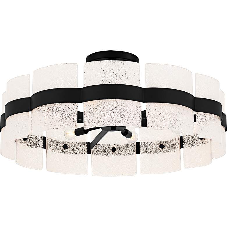 Image 4 Sweeney 6-Light Matte Black Semi-Flush Mount more views