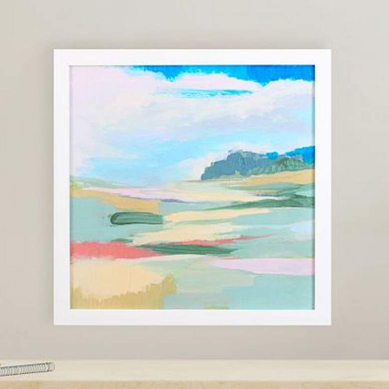 Image 2 Sweeping Sky I 27 inch Square Framed Wall Art