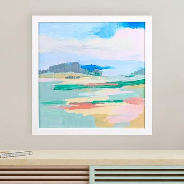 Image 2 Sweeping Sky II 27 inch Square Framed Wall Art