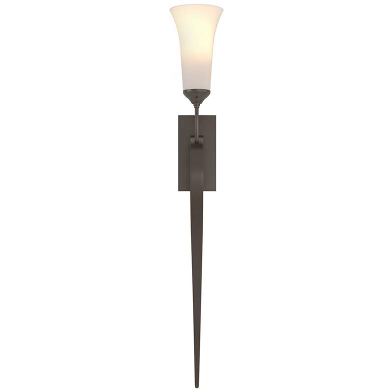 Image 1 Sweeping Taper 29" High Oil-Rubbed Bronze Wall Sconce