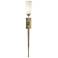 Sweeping Taper ADA Sconce - Soft Gold Finish - Opal Glass - Incandescent