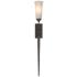 Sweeping Taper Sconce - Oil Rubbed Bronze - Opal Glass