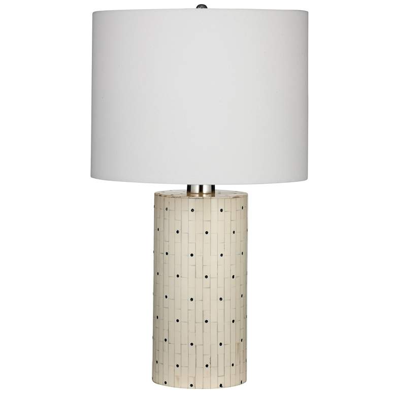 Image 1 Sweere 24 inch Boho Styled White Table Lamp