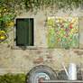 3_Sweet Caress 24" Square Outdoor Canvas Wall Art more views
