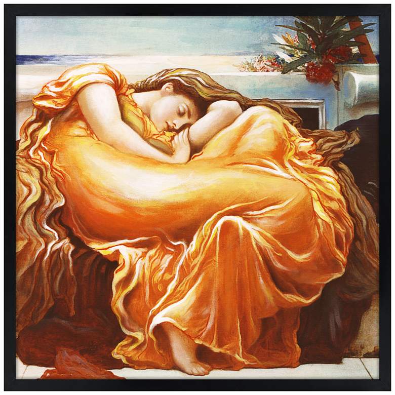 Image 1 Sweet Dreams 26 inch Square Black Giclee Wall Art