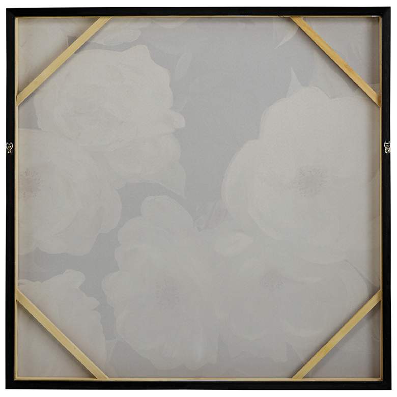 Image 5 Sweet Gardenias 39 1/2" Square Framed Canvas Wall Art more views