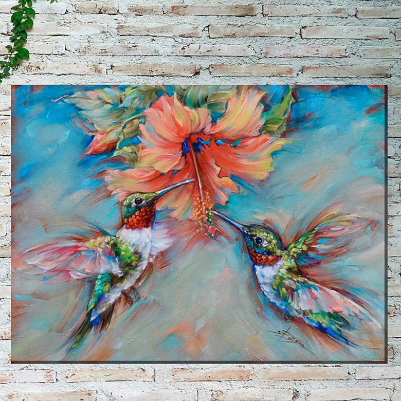 Image 1 Sweet Harmony 40" Wide All-Weather Outdoor Canvas Wall Art