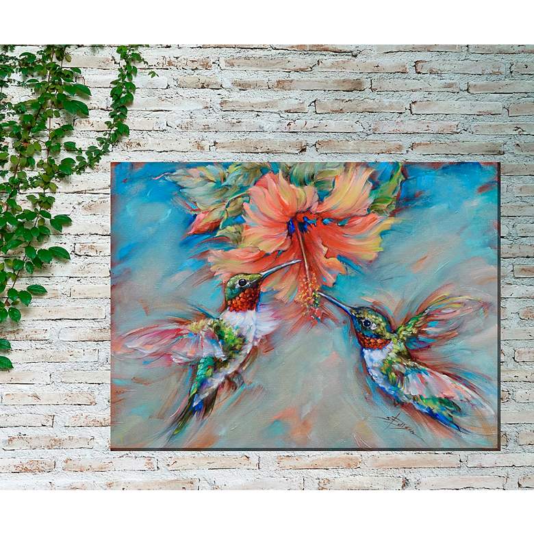 Image 4 Sweet Harmony 40" Wide All-Weather Outdoor Canvas Wall Art more views
