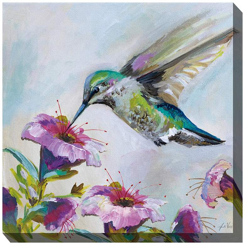 Image 1 Sweet Nectar 24 inch Square All-Weather Outdoor Canvas Wall Art