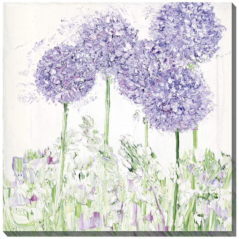 Image 1 Sweet Simplicity 24" Square Indoor-Outdoor Canvas Wall Art