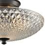 Sweetwater 14" Wide Oil Rubbed Bronze Ceiling Light
