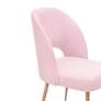Swell Blush Velvet Dining Chair