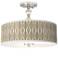 Swell Giclee 16" Wide Semi-Flush Ceiling Light