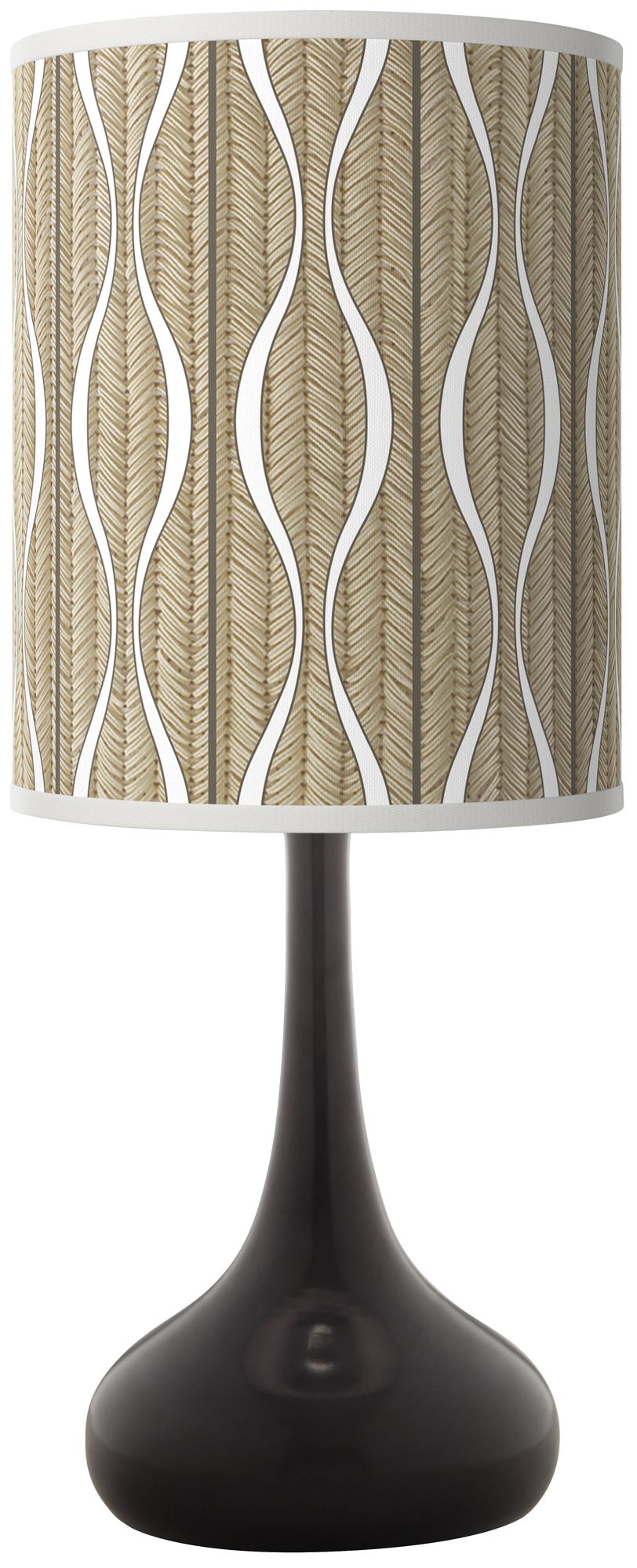 silver droplet table lamp