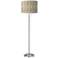 Swell Giclee Brushed Nickel Garth Floor Lamp