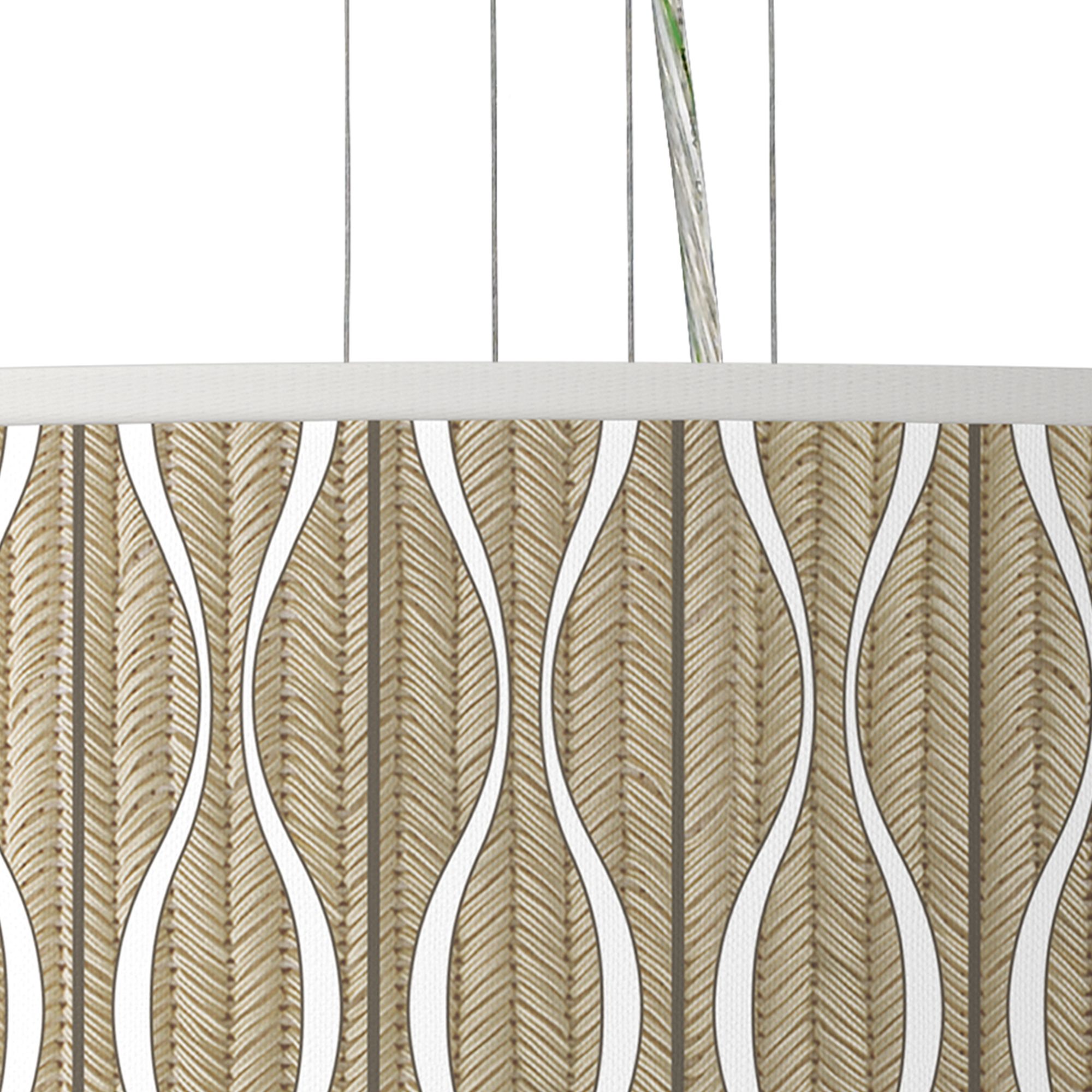 Image 2 Swell Giclee Gallery 24" Wide 4-Light Modern Pendant Chandelier more views