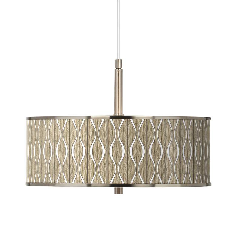Image 1 Swell Giclee Glow 16" Wide Pendant Light