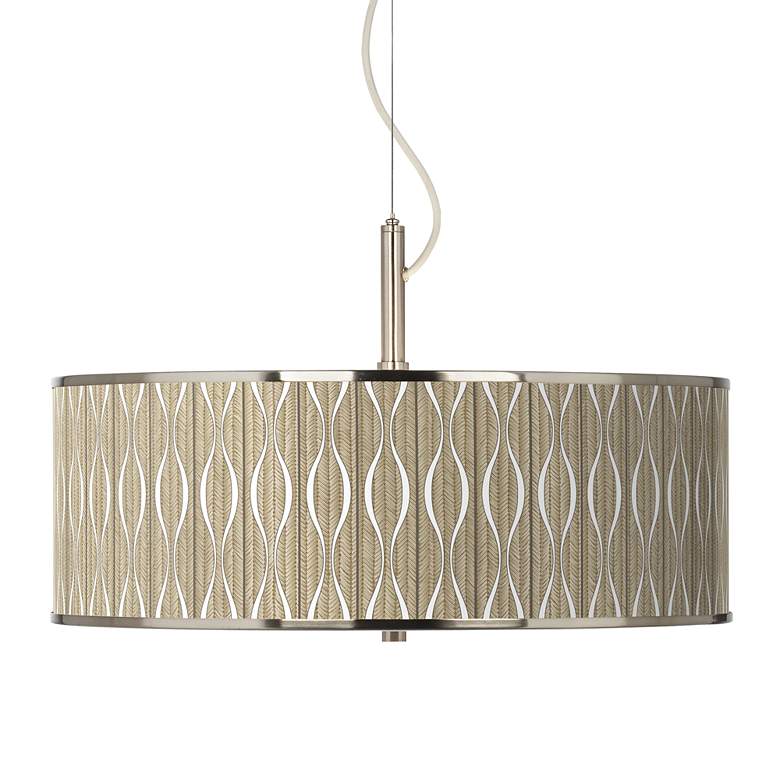 Image 1 Swell Giclee Glow 20" Wide Modern Pendant Light