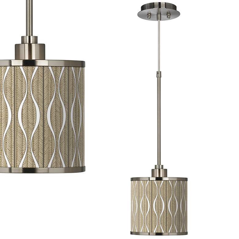 Image 1 Swell Giclee Glow 7" Wide Modern Mini Pendant Light