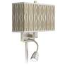 Swell Giclee Glow LED Reading Light Plug-In Sconce