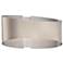 Swerve 4.88"H x 10"W 1-Light Wall Sconce in Brushed Nickel