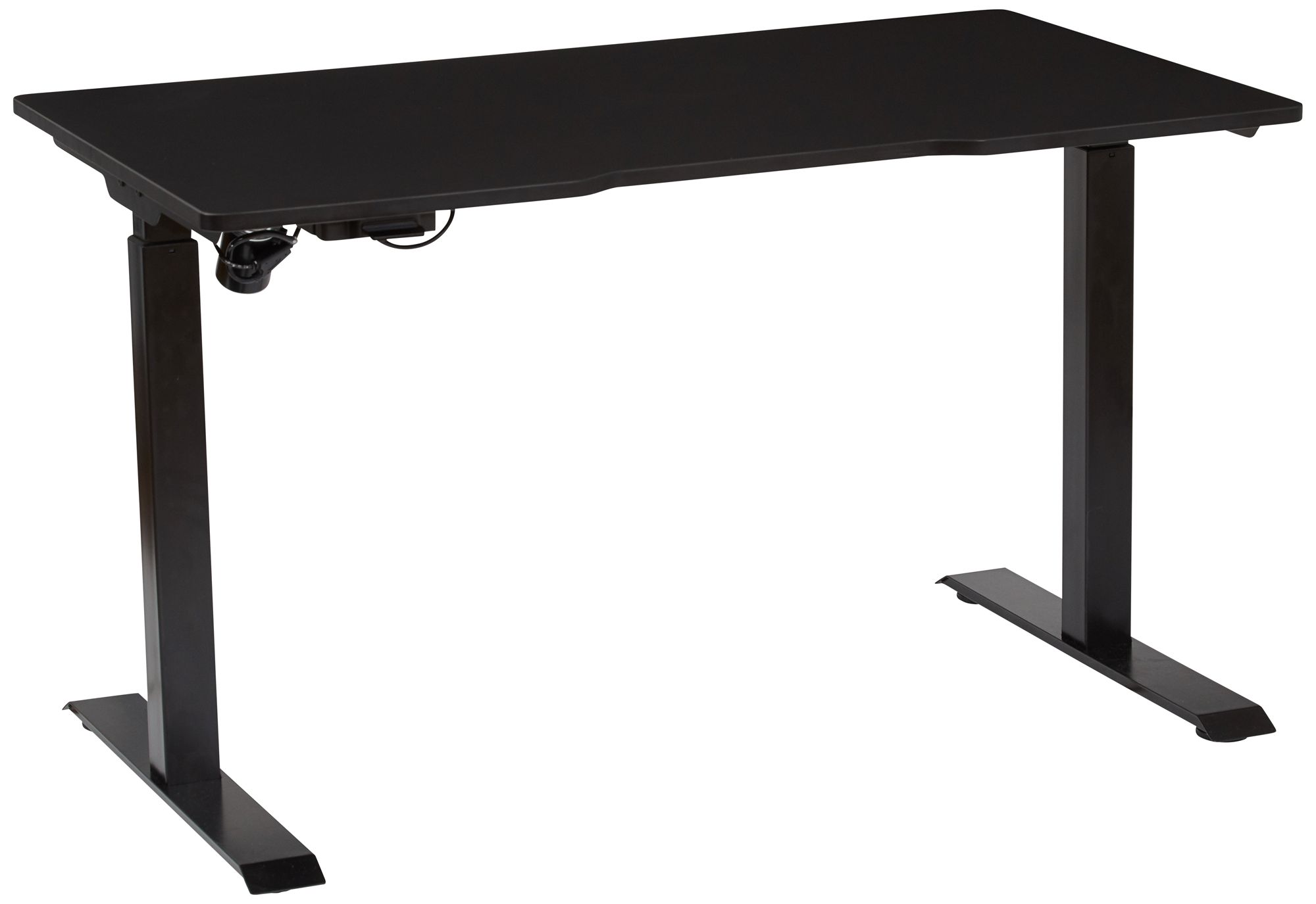 Swift 47 1/2" Wide Black Metal Sit/Stand Desk