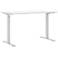 Swift 47 1/2" Wide White Metal Sit/Stand Desk