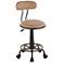 Swift Camel Faux Leather Adjustable Swivel Task Chair