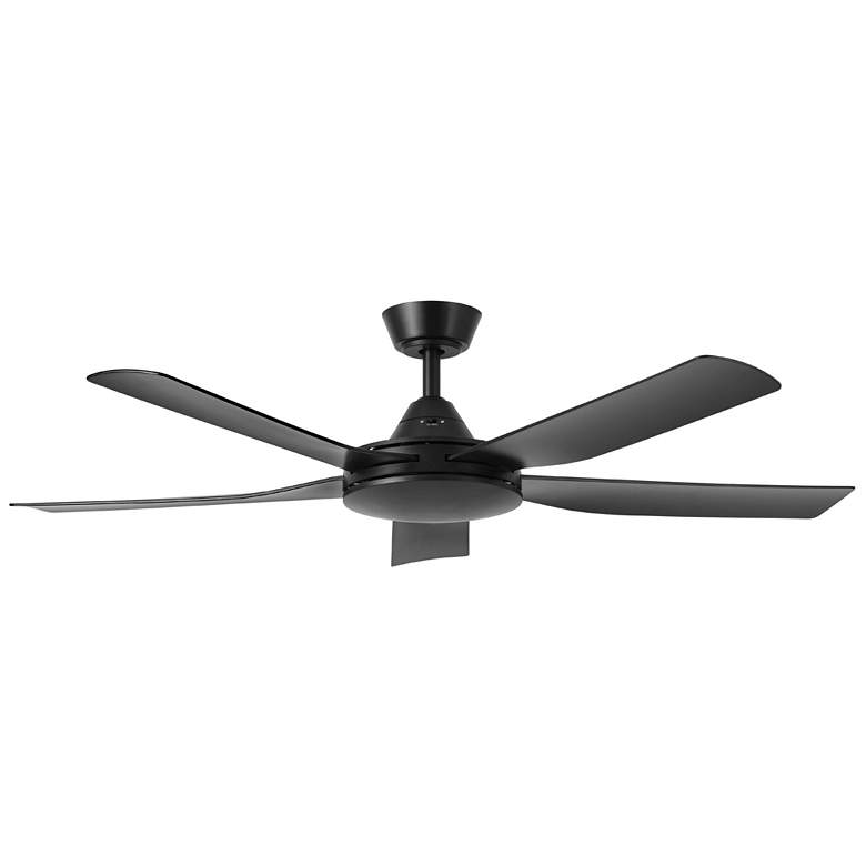 Image 1 Swiftsure 52" 5-Blade Fan w/ 3 Speed Wall Control Black Blades/Black