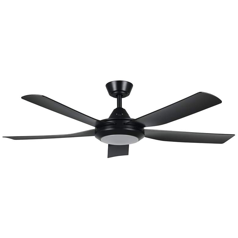 Image 1 Swiftsure 52" 5-Blade Fan w/ 3 Speed Wall Control Black Blades/Black