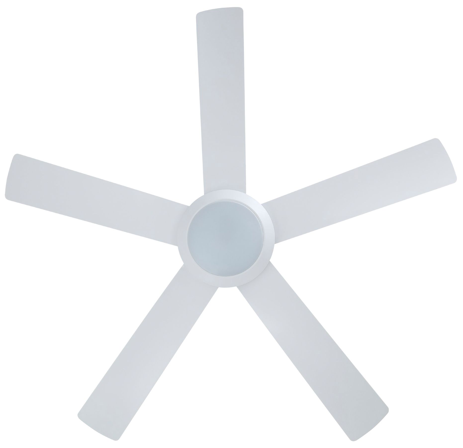 Image 3 Swiftsure 52" 5-Blade Fan w/ 3 Speed Wall Control White Blades/White more views