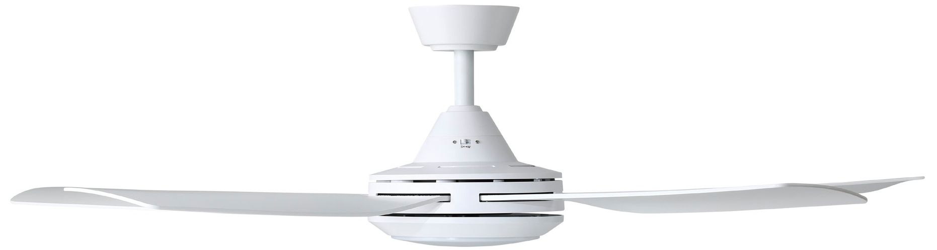 Image 4 Swiftsure 52" 5-Blade Fan w/ 3 Speed Wall Control White Blades/White more views