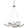 Swing Time 25" Wide Brushed Silver LED Chandelier