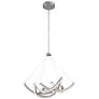 Swing Time 30" Wide Brushed Silver LED Chandelier