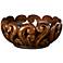 Swirl 16" Wide Wood Tone Merida Bowl