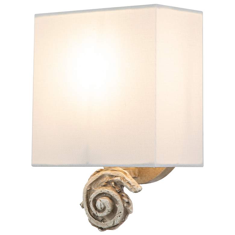 Image 1 Swirl Small Sconce in Bone Finish