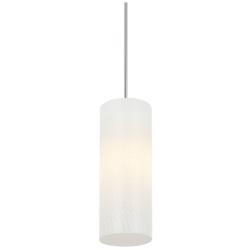 Swirled 1-Lt Mini Pendant - Chrome