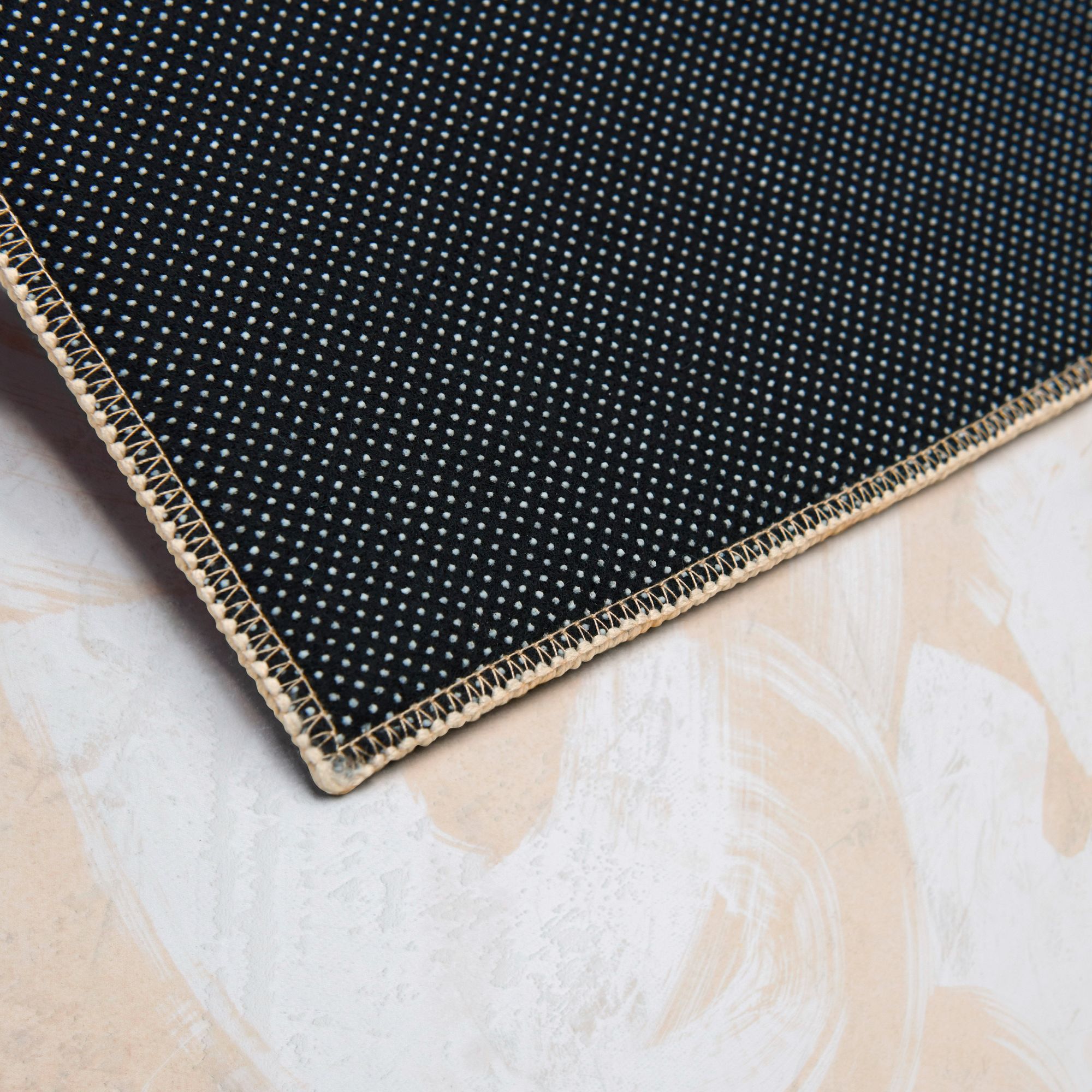 Image 4 Swish Stone I Washable Abstract Art Area Rug size 8'x10' more views