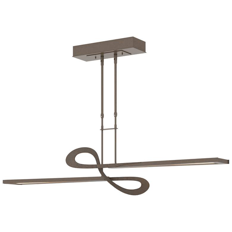 Image 1 Switchback 49.8" Wide Bronze LED Pendant