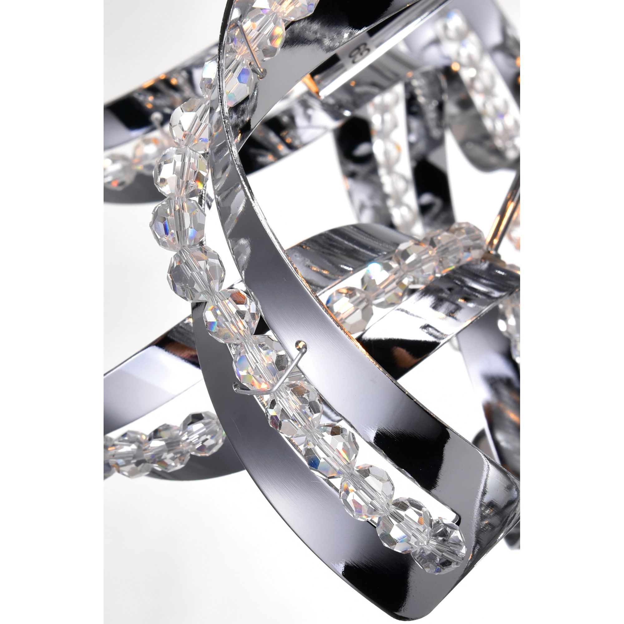 Thumbnail4 of Swivel 12 Light 19in Chrome Chandelier more views