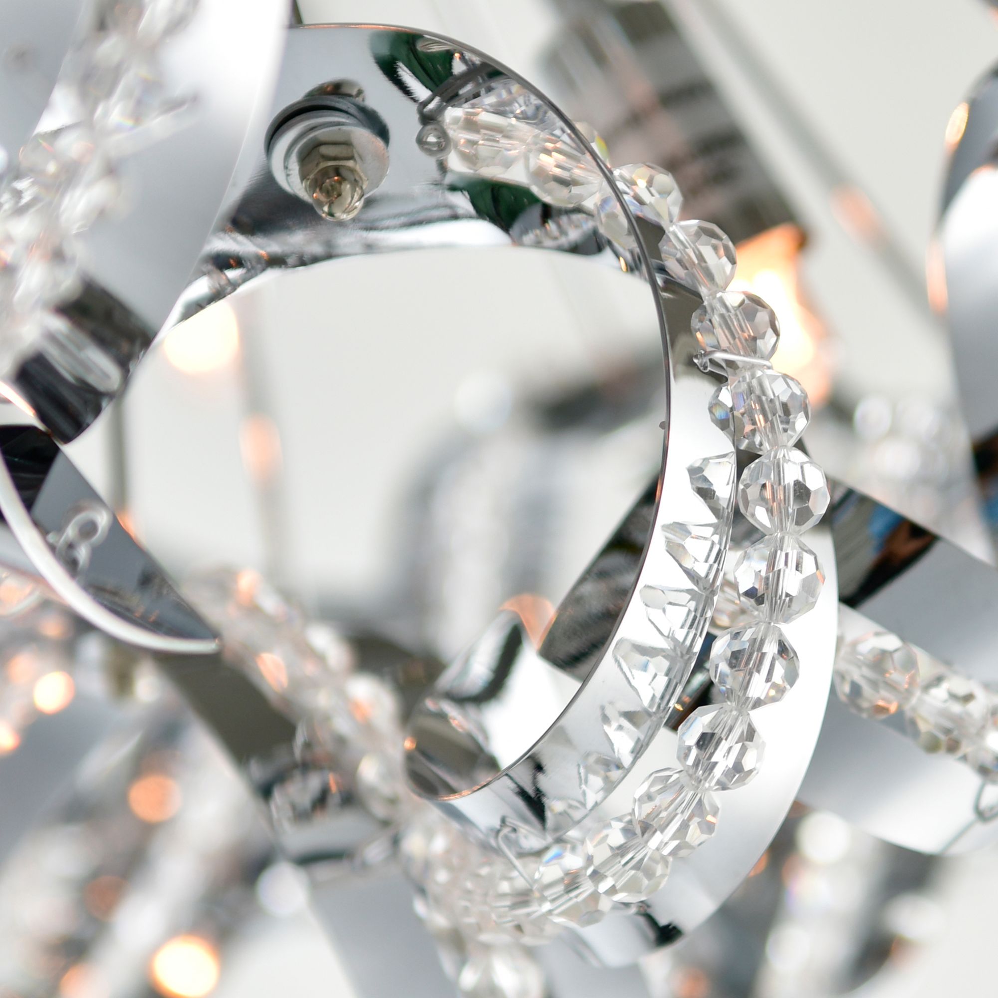 Image 4 Swivel 13 Light 22in Chrome Flush Mount more views